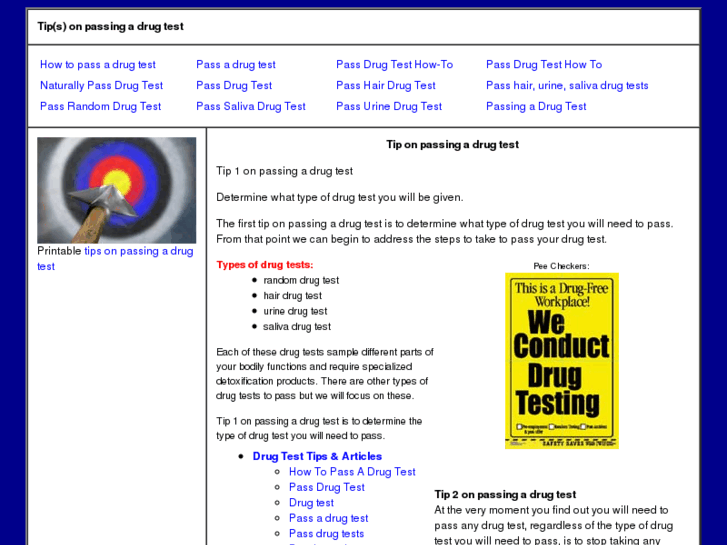 www.tip-on-passing-a-drug-test.com