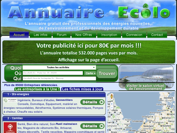 www.annuaireecolo.fr