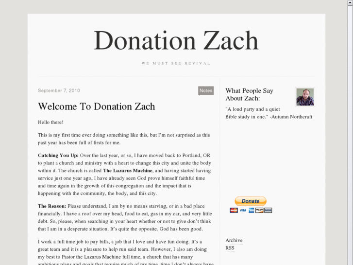 www.donationzach.com