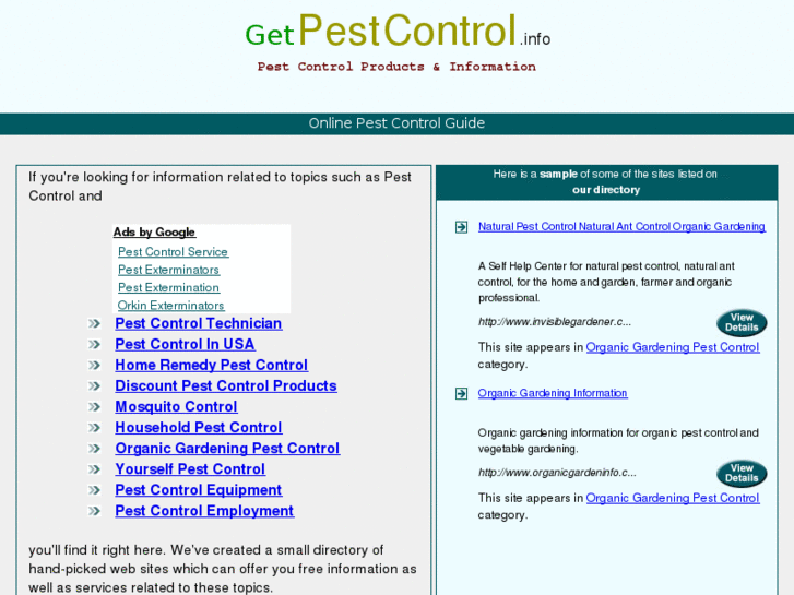 www.getpestcontrol.info