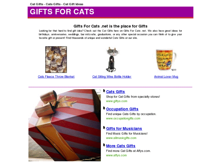 www.giftsforcats.net