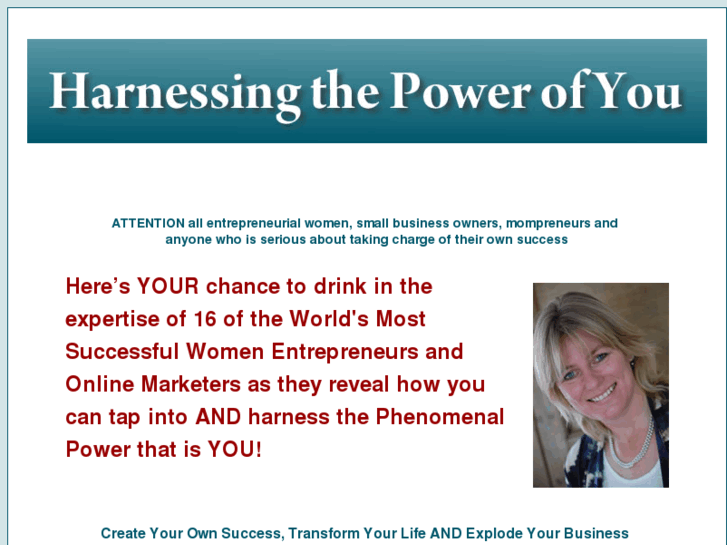 www.harnessingthepowerofyou.com