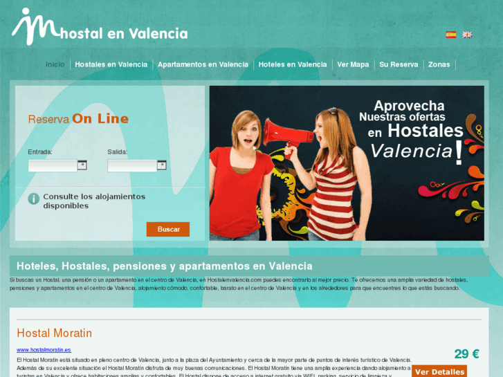 www.hostalenvalencia.com