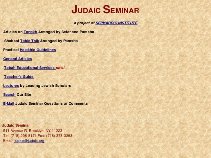 www.judaic.org