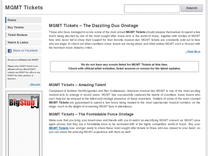www.mgmttickets.net