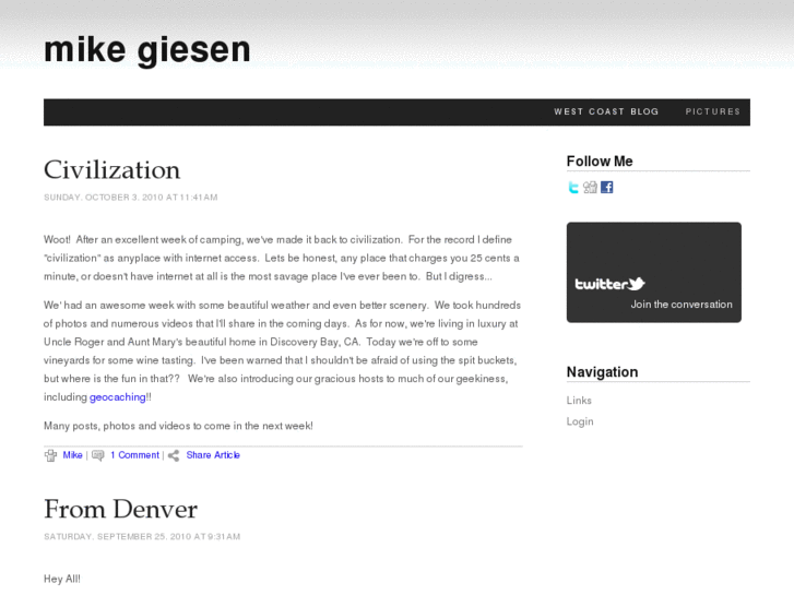 www.mikegiesen.com