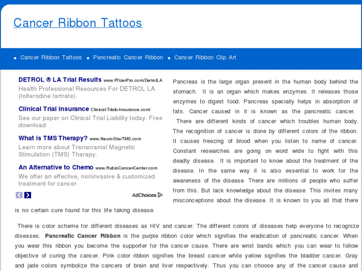 www.cancerribbontattoos.com