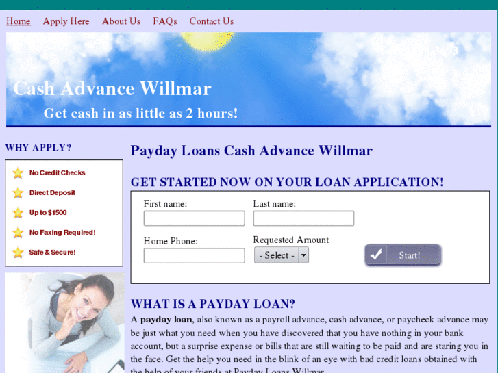 www.cashadvancewillmarmn.com