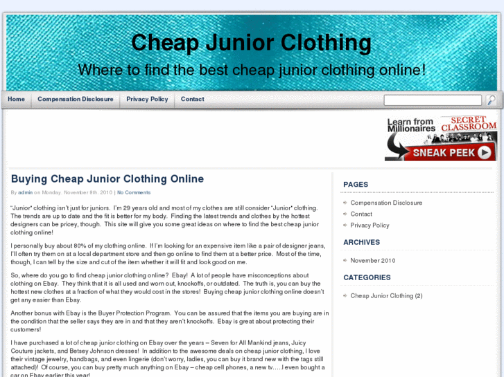 www.cheapjuniorclothing.net