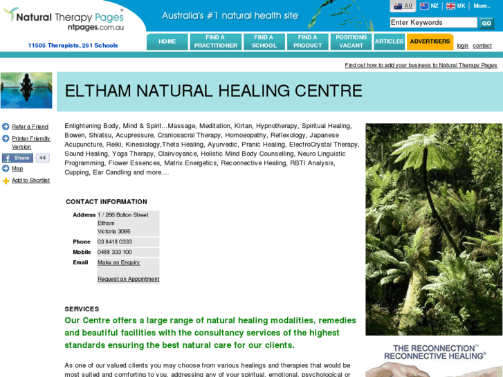 www.elthamnaturalhealingcentre.com