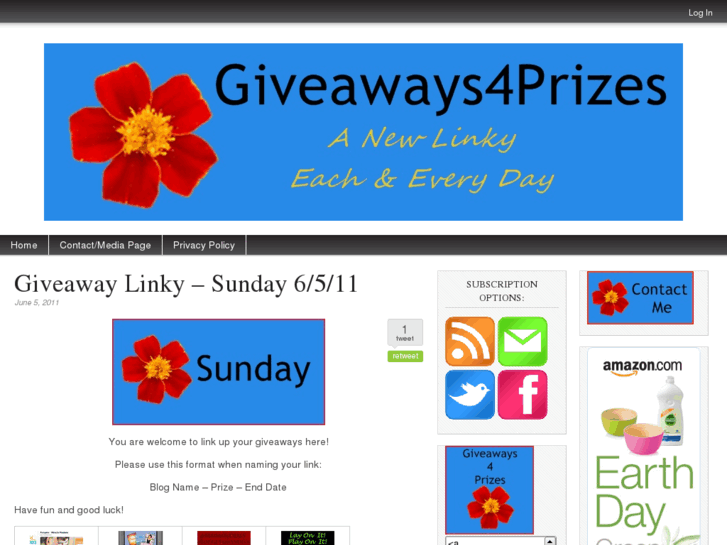 www.giveaways4prizes.com