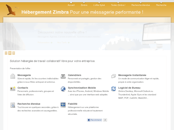 www.hebergement-zimbra.com