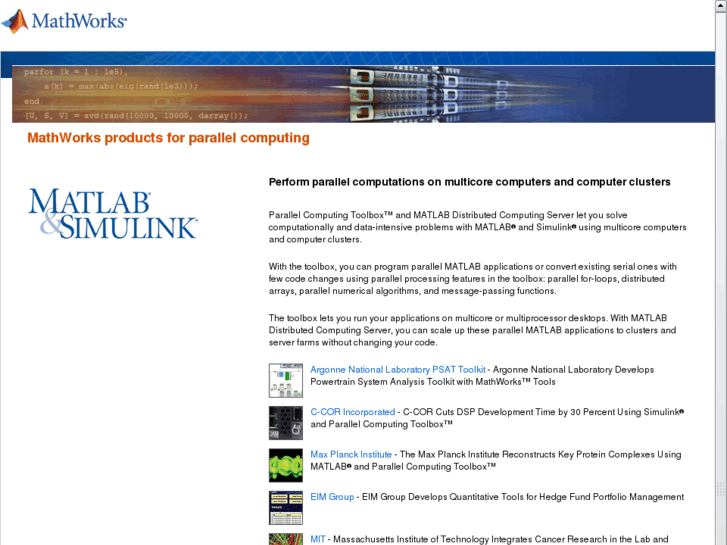 www.parallelmatlab.org