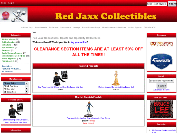 www.redjaxxcollectibles.com