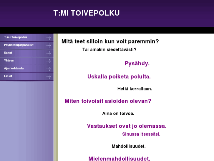 www.toivepolku.com