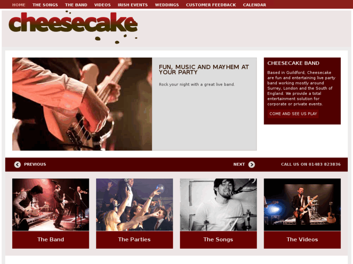 www.cheesecakeband.com