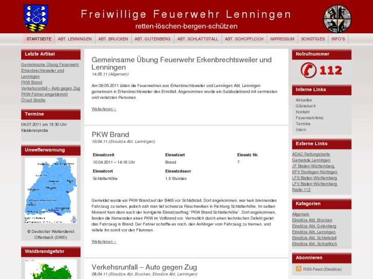 www.feuerwehr-lenningen.de