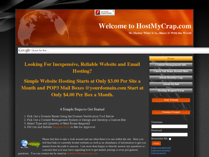 www.hostmycrap.com