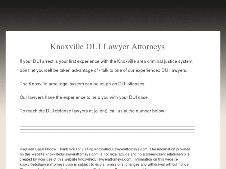 www.knoxvilleduilawyerattorneys.com