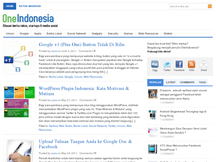 www.oneindonesia.com