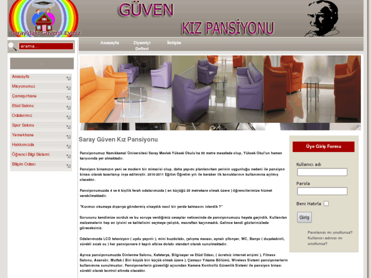 www.sarayguvenpansiyon.com