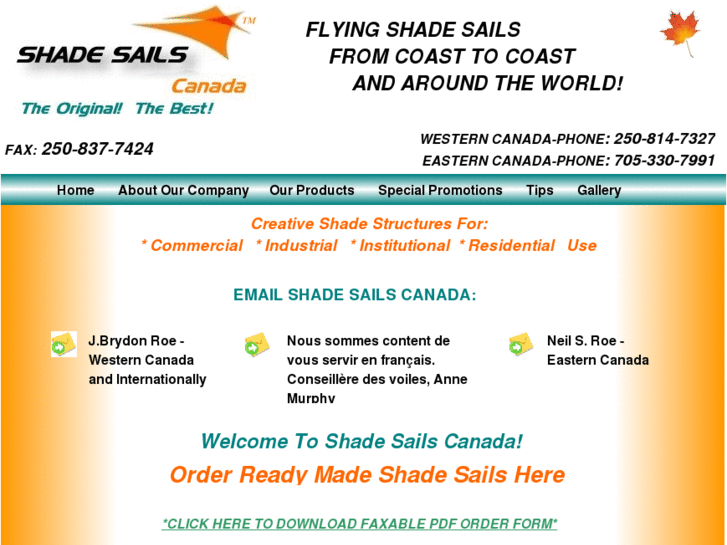 www.shadesailscanada.com