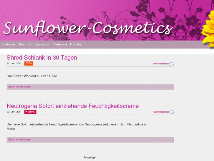 www.sunflower-cosmetics.de