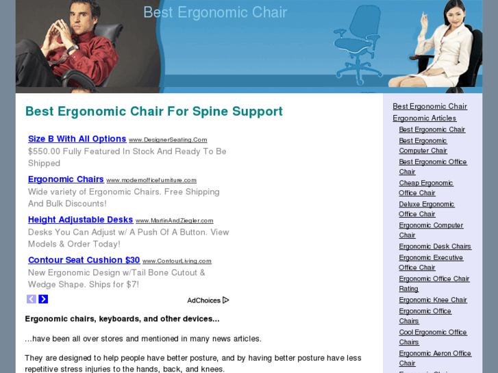 www.ergonomicchairs101.com