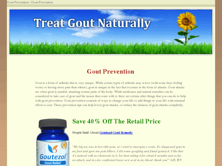 www.goutprevention.info