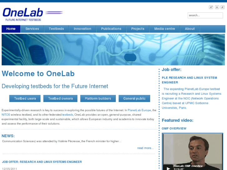 www.onelab.eu