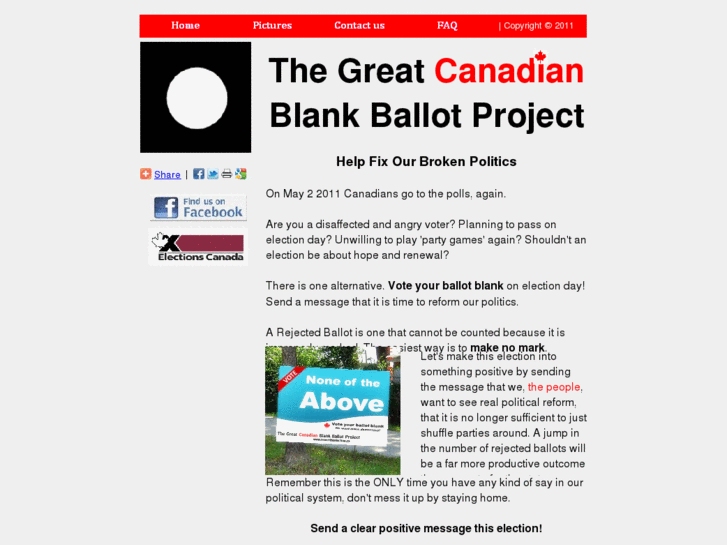 www.rejecttheelection.ca