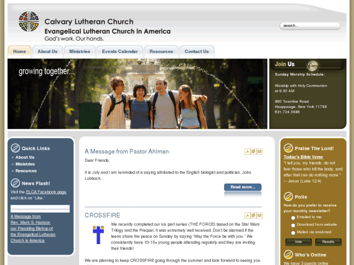 www.calvary-lutheran-church.org