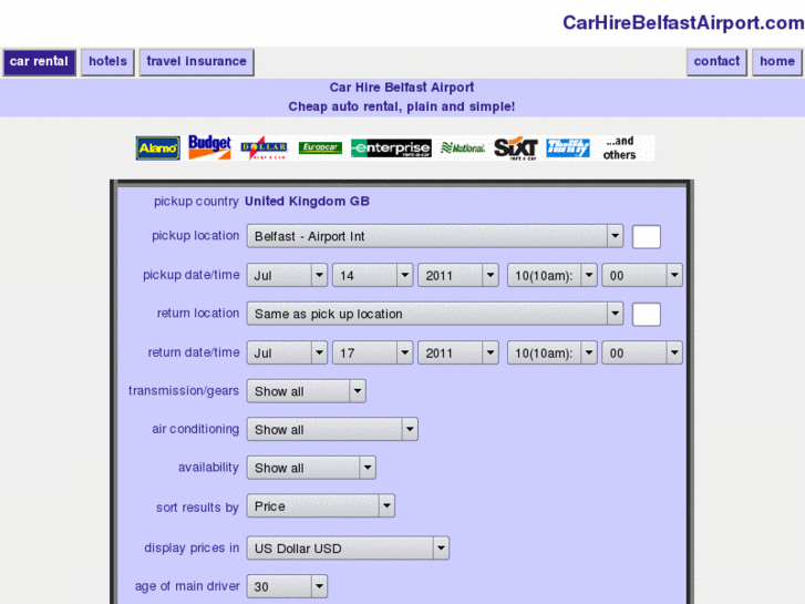 www.carhirebelfastairport.com