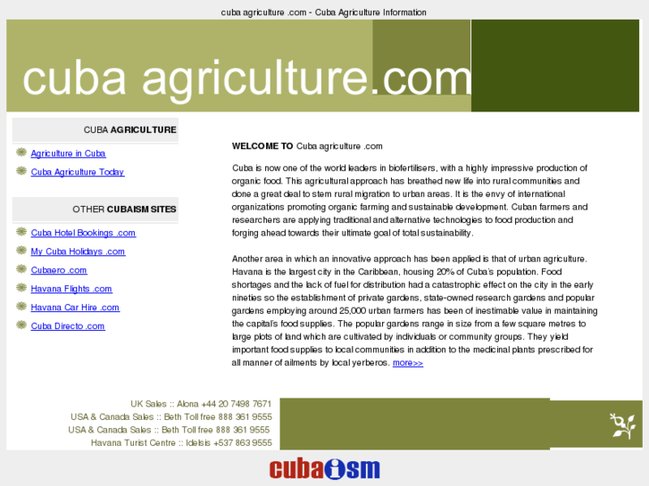 www.cubaagriculture.com