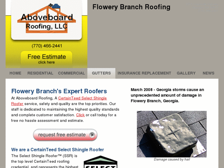 www.flowerybranchroofing.com