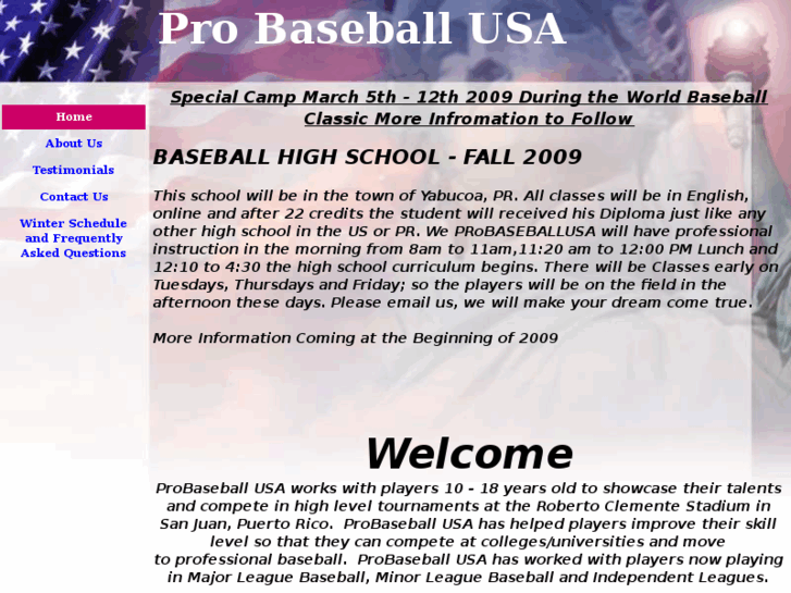 www.probaseballusa.org