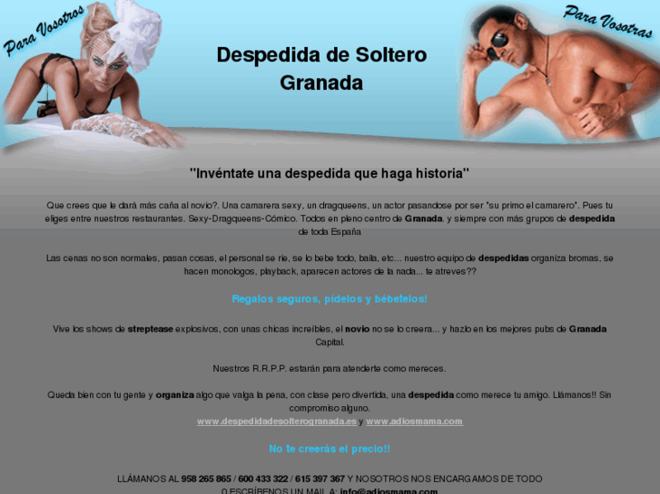 www.despedidadesolterogranada.es