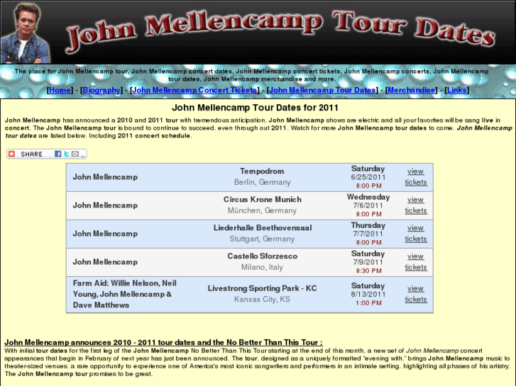 www.johnmellencampconcerts.com