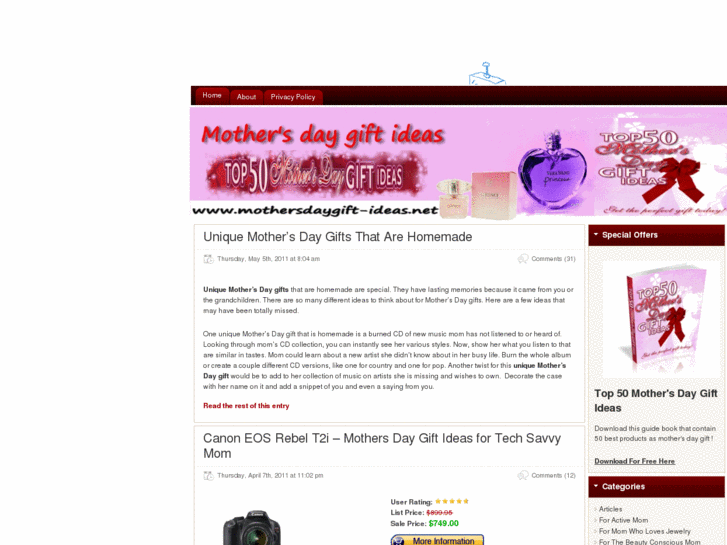 www.mothersdaygift-ideas.net