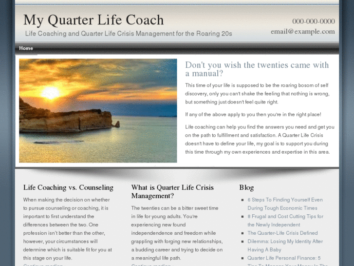 www.myquarterlifecoach.com