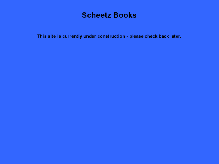 www.scheetzbooks.com