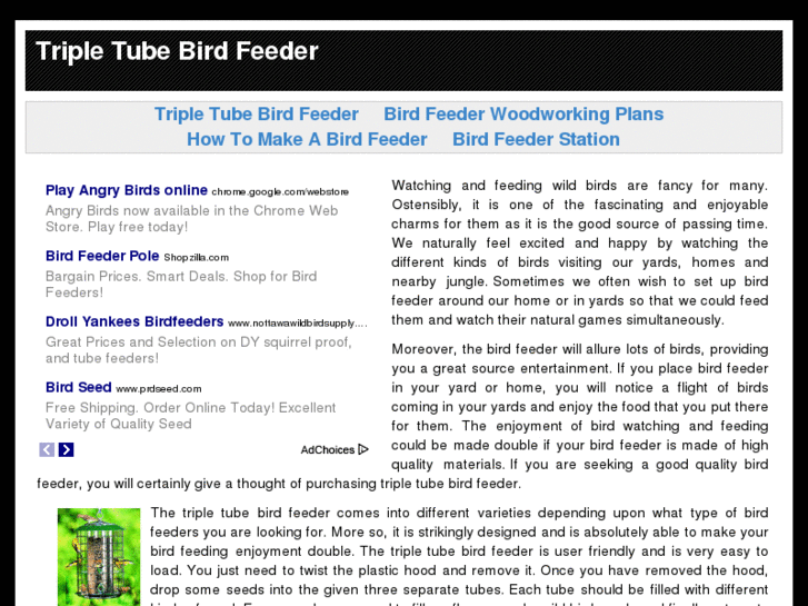 www.tripletubebirdfeeder.com