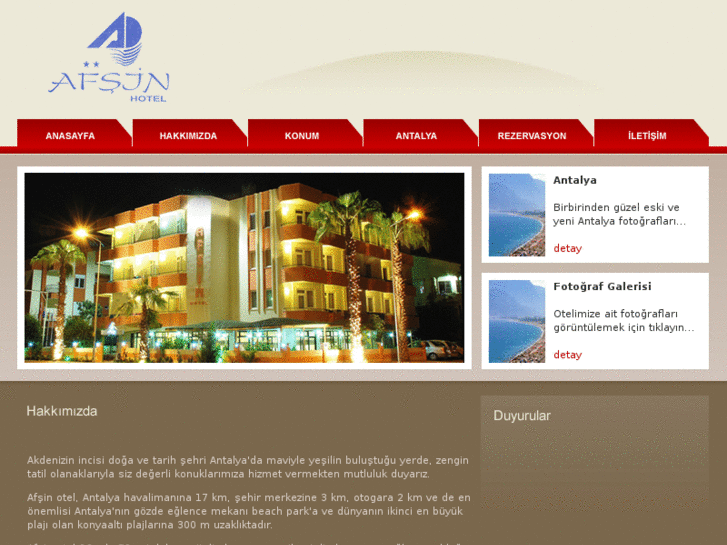 www.afsinhotel.com