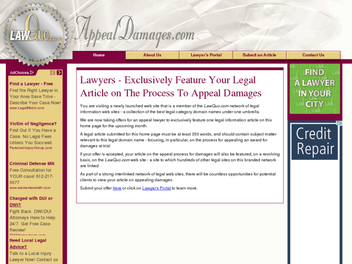 www.appealdamages.com