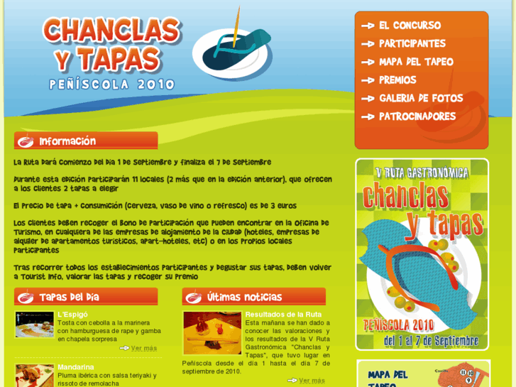 www.chanclasytapas.com