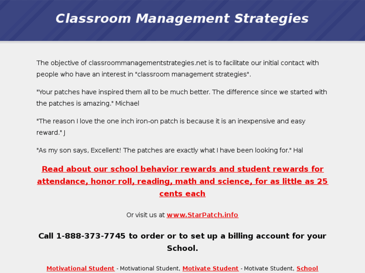 www.classroommanagementstrategies.net