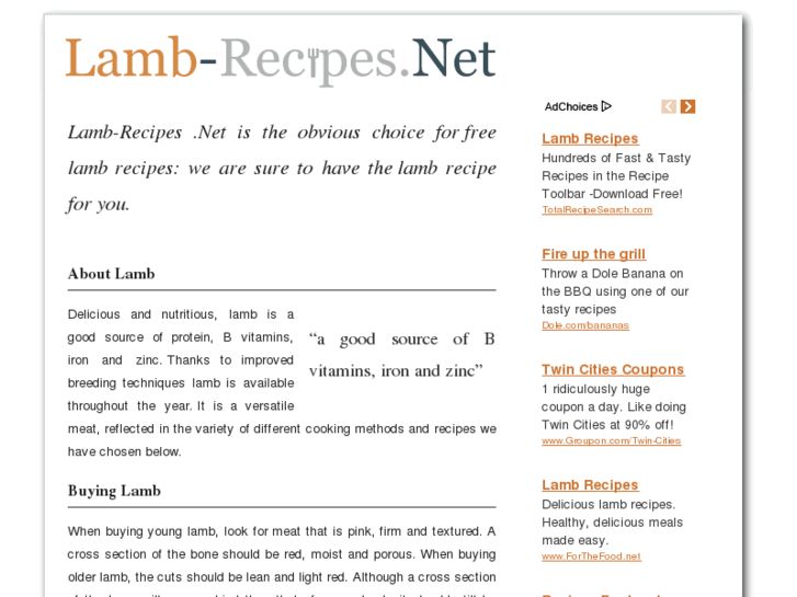 www.lamb-recipes.net