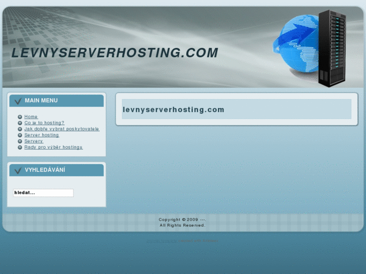 www.levnyserverhosting.com