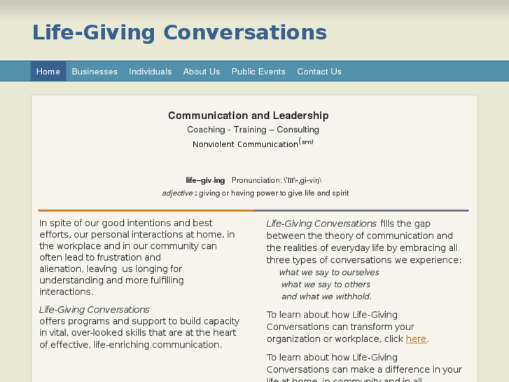 www.lifegivingconversations.com