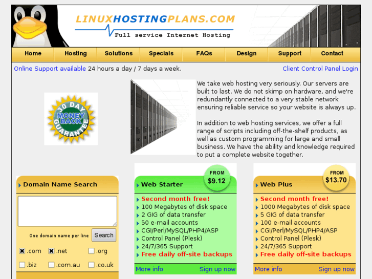 www.linuxhostingplans.com